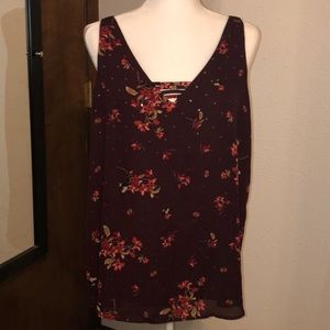 Maurices floral tank top. XL